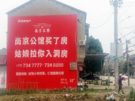 资阳墙体广告在乡镇、农村市场的媒体优势