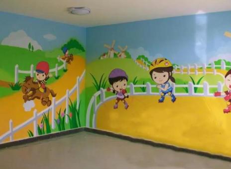 资阳幼儿园墙体彩绘制作流程及注意事项