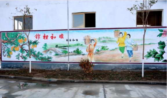 资阳乡镇文化墙 乡风文明焕发新活力