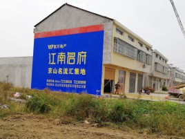 资阳农村墙体广告在不同形式上面展现的不同特色